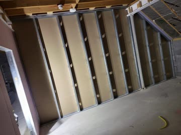 Ceiling build-up during the Spring Hotel refurbishment