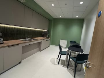 Completed staff kitchen and canteen area